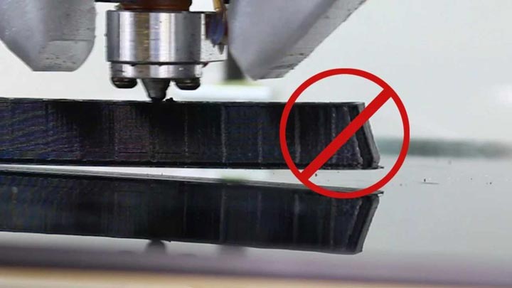 چسبندگی قطعه به بستر چاپی در پرینت سه بعدی