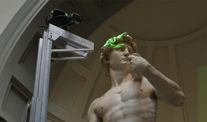 نمونه ی پرینت سه بعدی مجسمه معروف میکل آنژ