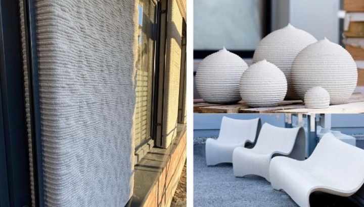 کاربردهای متنوع پرینت سه بعدی بتن استارتآپ Concrete 3D