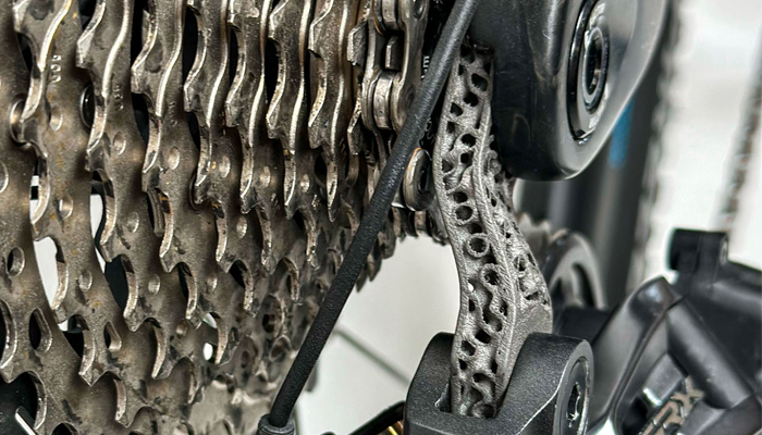 آویزهای دوچرخه‌ی تیتانیومی پرینت سه بعدی Silca